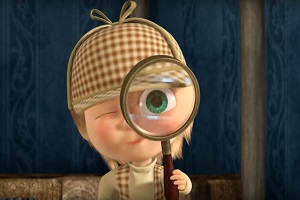 Máša a medveď - Sherlock Holmes 